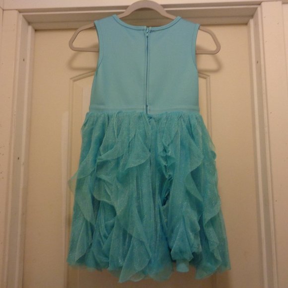 DISNEY BEAUTIFUL BLUE FLUFF LITTLE MERMAID DRESS 7/8 GIRLS - Picture 5 of 5
